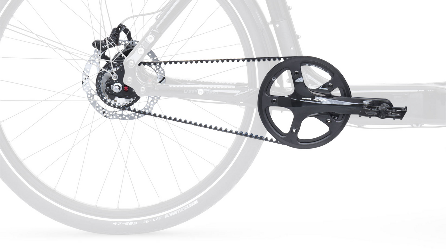 Indvendig Shimano Alfine 8-speed m. Gates belt og skivebremser