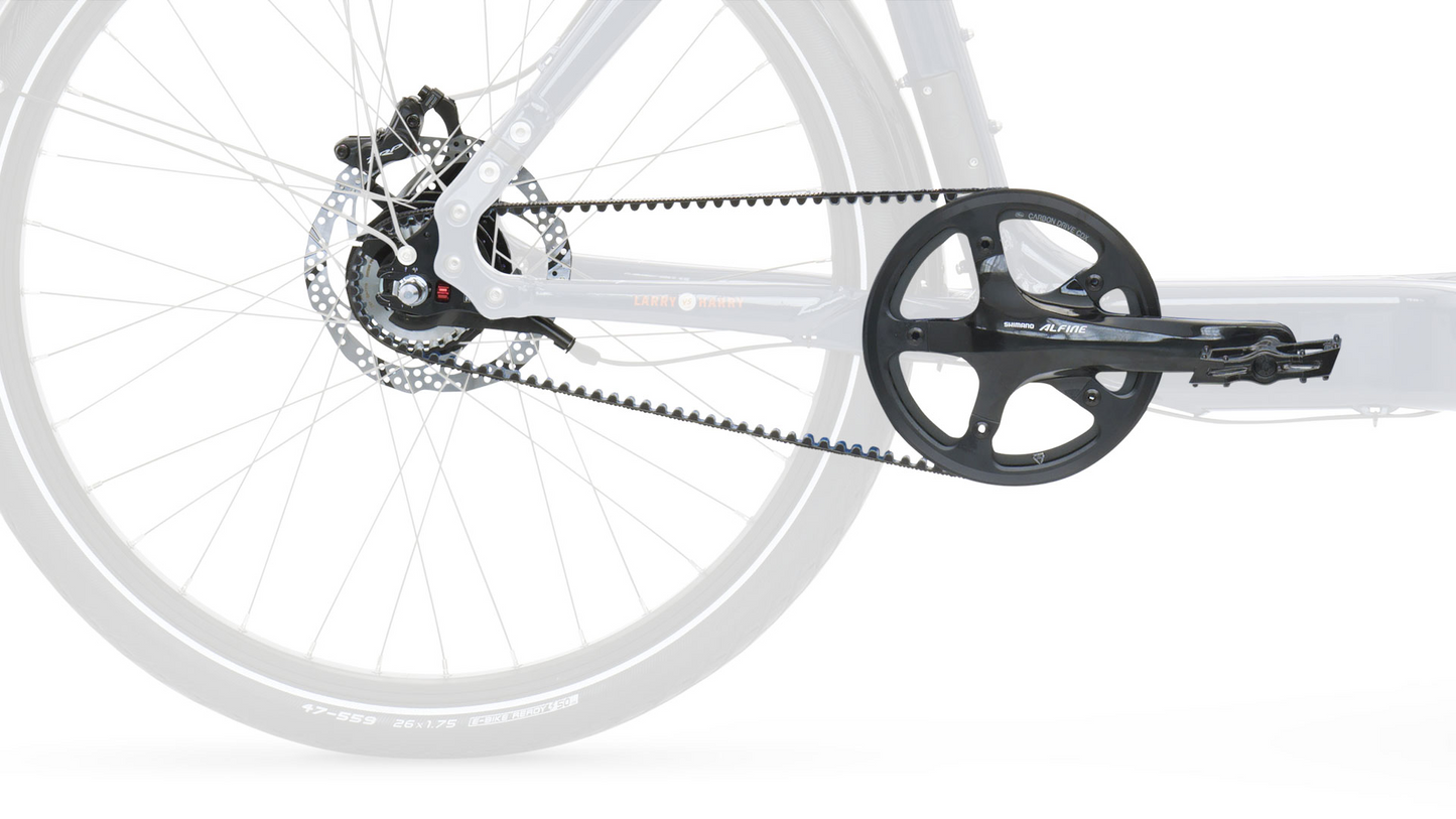 Indvendig Shimano Alfine 11-speed m. Gates belt og skivebremser